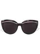 Dior Eyewear 'liner' Sunglasses, Women's, Brown, Acetate/metal (other)