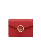 Fendi Micro Trifold Wallet - Red
