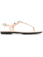 Tod's Studded T-bar Sandals