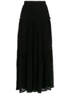 Nk Crochet Long Skirt - Black