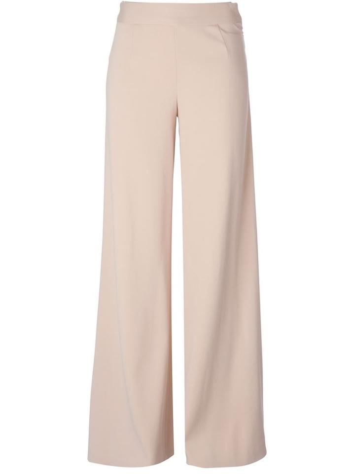 Christopher Kane Wide Leg Crepe Trousers