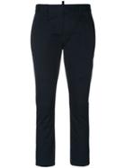 Dsquared2 - Cropped Cigarette Trousers - Women - Cotton/spandex/elastane - 38, Blue, Cotton/spandex/elastane