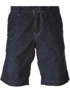 Massimo Alba Corduroy Shorts, Men's, Size: 48, Blue, Cotton
