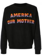 The Elder Statesman America Our Mother Sweater - Black