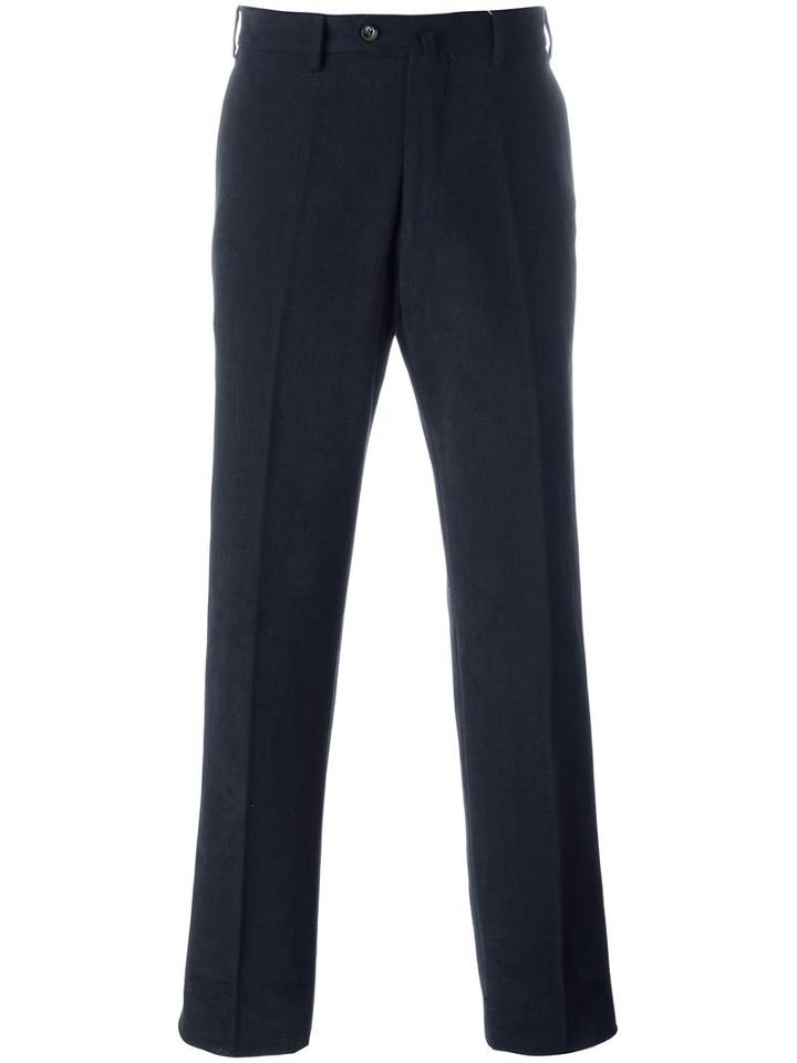 Loro Piana Tapered Trousers, Men's, Size: 48, Blue, Cotton