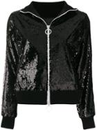 Gaelle Bonheur Zipped Embellished Jacket - Black