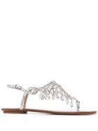 Aquazzura Temptation Sandals - Silver