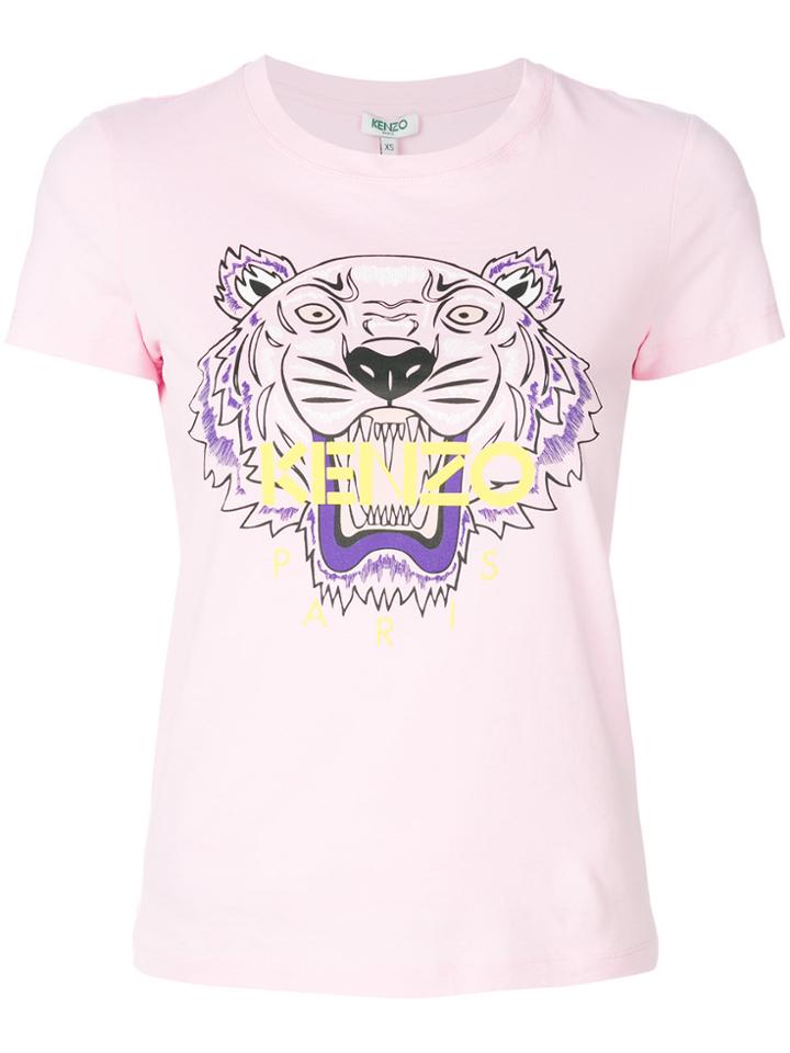 Kenzo Tiger T-shirt - Pink & Purple