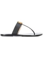 Gucci Marmont Thong Sandals - Black