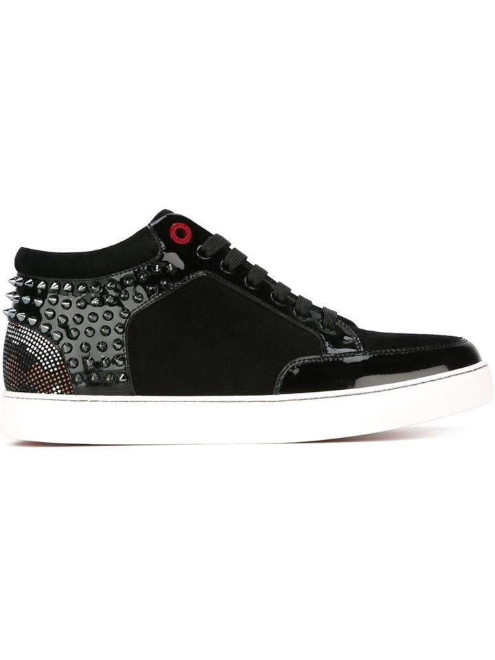 Royaums Kilian Sneakers, Men's, Size: 39, Black, Patent Leather/suede/leather/metal Other