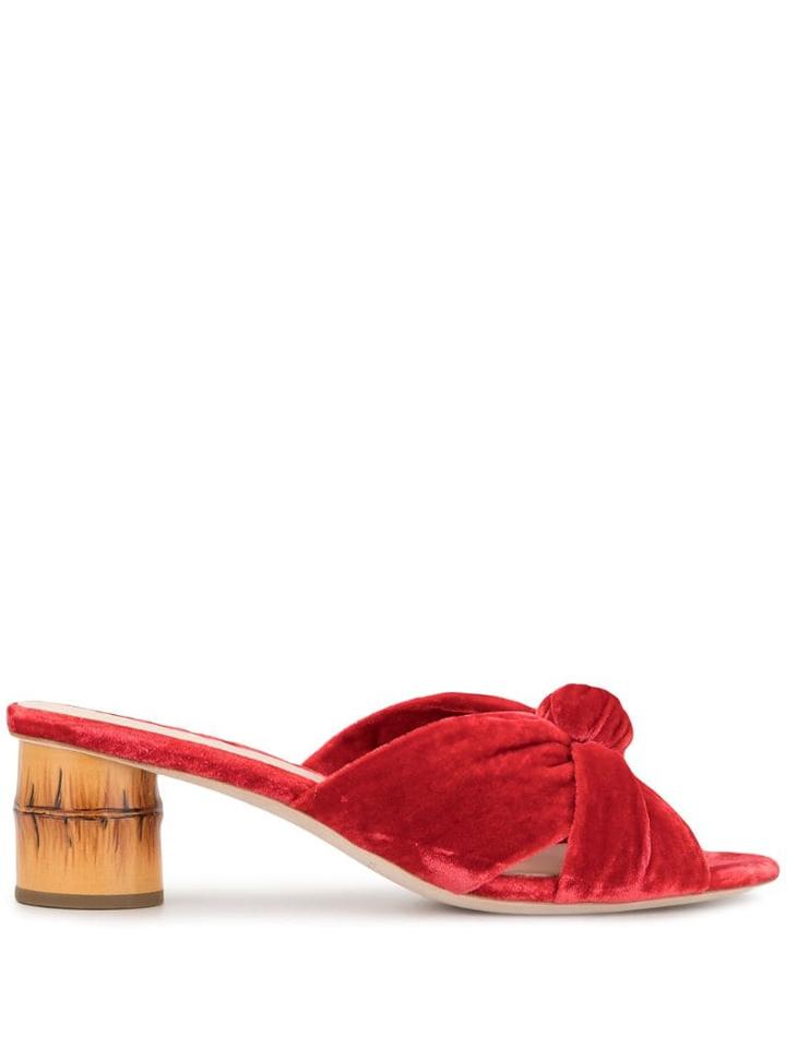 Loeffler Randall Celeste Mules - Pink