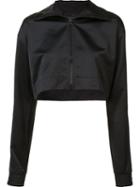 Puma Cropped Track Jacket, Women's, Size: Xs, Black, Polyester