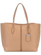 Tod's Joy Tote, Women's, Nude/neutrals, Leather