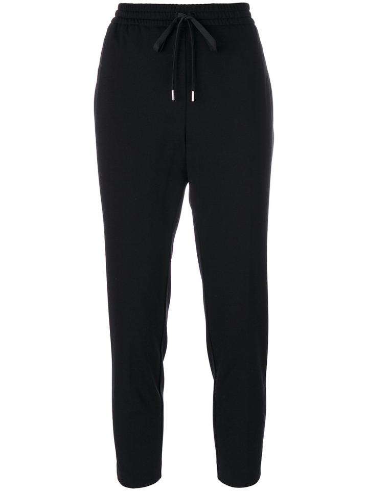 Twin-set - Drawstring Track Pants - Women - Polyamide/spandex/elastane/viscose - 48, Black, Polyamide/spandex/elastane/viscose