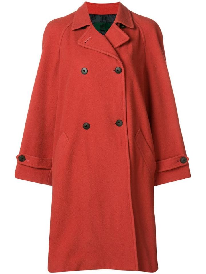 Jean Paul Gaultier Pre-owned Oversized Double Breasted Coat - Yellow