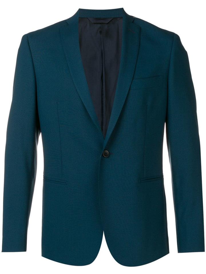 Tonello One Button Blazer - Blue