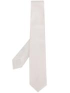 Barba Plain Tie - White