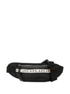 A.p.c. Branded Belt Bag - Black