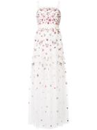 Needle & Thread Midsummer Ditsy Gown - White