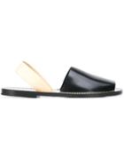 Proenza Schouler Slingback Flat Sandals - Black