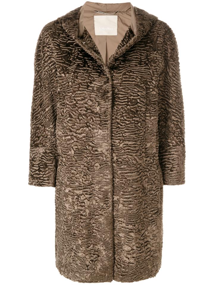 's Max Mara Effluvi Single-breasted Coat - Green