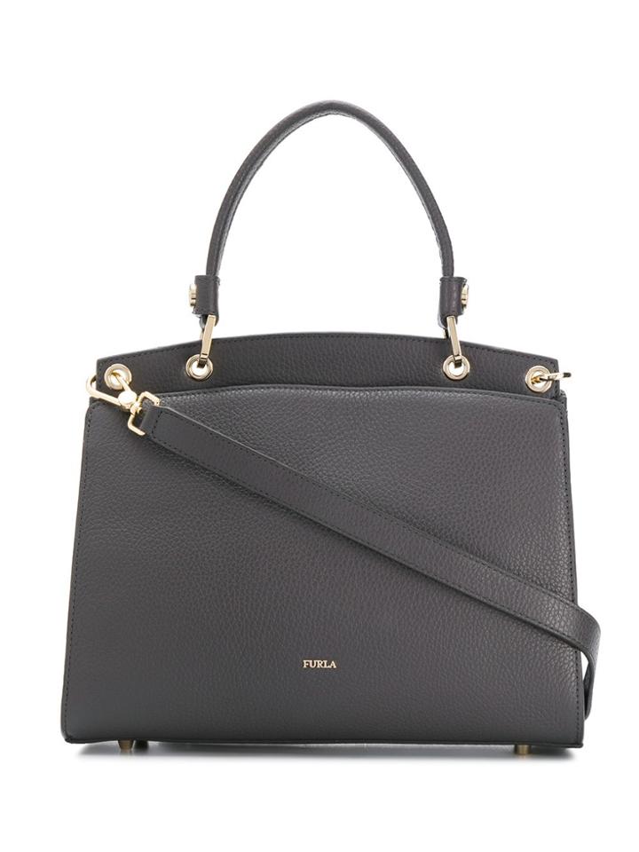 Furla Adele Medium Top Handle Bag - Grey