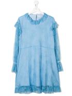 Philosophy Di Lorenzo Serafini Kids Lace Dress - Blue