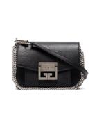 Givenchy Black Gv3 Mini Leather Cross Body Bag