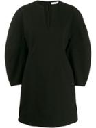 Givenchy Structured Sleeves Short Dress - Black