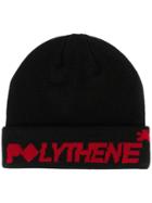 Polythene* Optics Fine Knit Hat - Black
