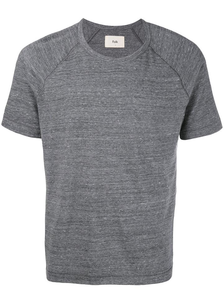 Folk - Classic T-shirt - Men - Cotton/polyester - 3, Grey, Cotton/polyester