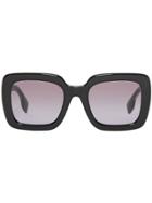 Burberry Oversized Square Frame Sunglasses - Black