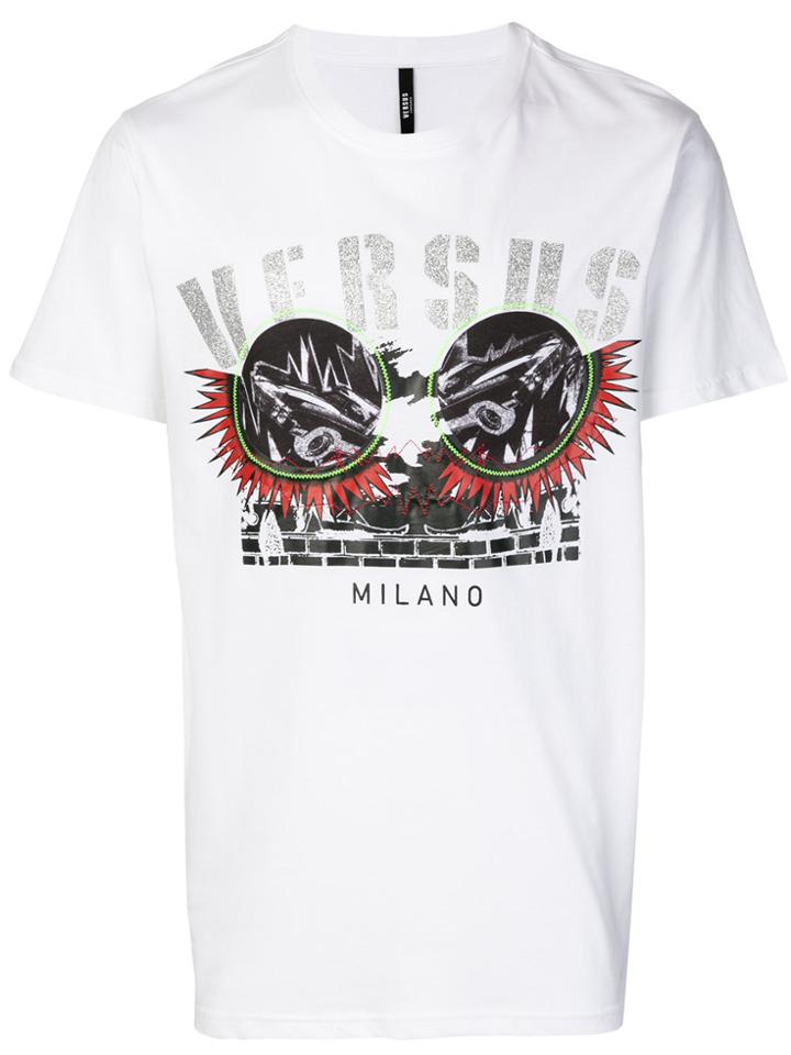 Versus Printed Logo T-shirt - White