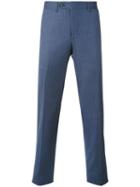 Canali - Classic Fitted Trousers - Men - Wool - 50, Blue, Wool