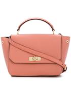 Bally Trapeze Tote Bag - Pink & Purple