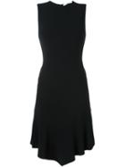 Givenchy Sleeveless Asymmetric Hem Dress, Women's, Size: 36, Black, Acetate/silk/viscose/spandex/elastane