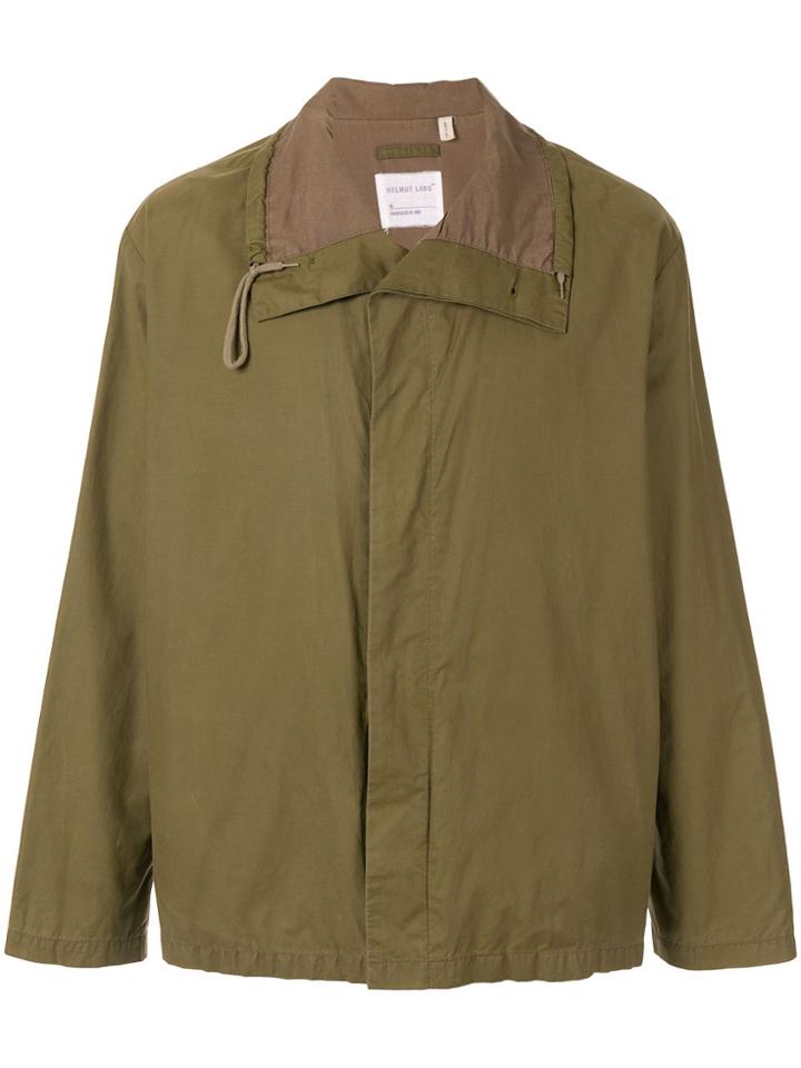 Helmut Lang Pre-owned 1999 Roll Neck Lightweight Jacket - Green