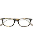 Oliver Peoples 'brennon' Glasses, Brown, Acetate/metal (other)