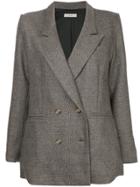 Matin Double Breasted Blazer - Grey