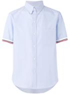 Moncler Gamme Bleu - Ribbed Cuff Shirt - Men - Cotton - 2, Blue, Cotton