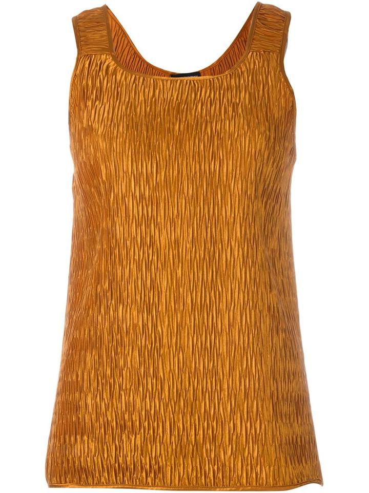 Emporio Armani Back Slit Tank Top