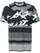 Neil Barrett Patterned Camouflage T-shirt