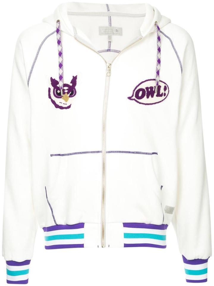 A(lefrude)e Owl Hoodie - White