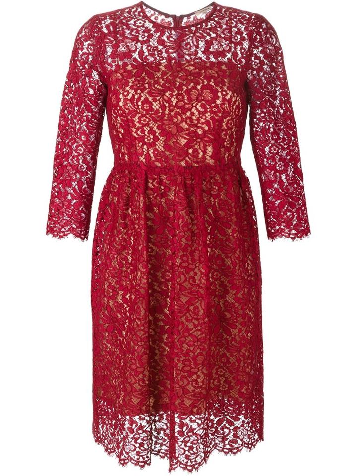 P.a.r.o.s.h. Embroidered Floral Lace Dress