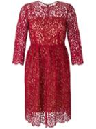 P.a.r.o.s.h. Embroidered Floral Lace Dress