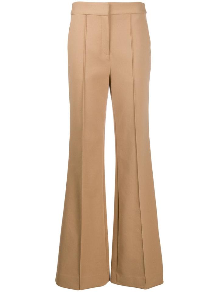 Diane Von Furstenberg Flared Trousers - Neutrals