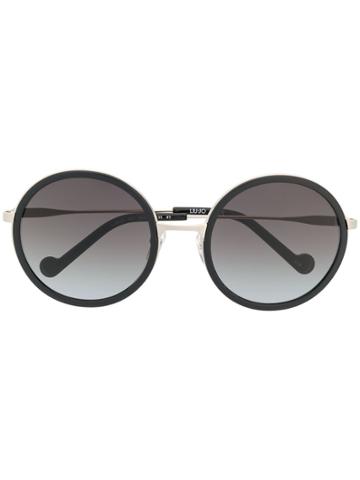 Liu Jo Oversized Circle Frame Sunglasses - Black