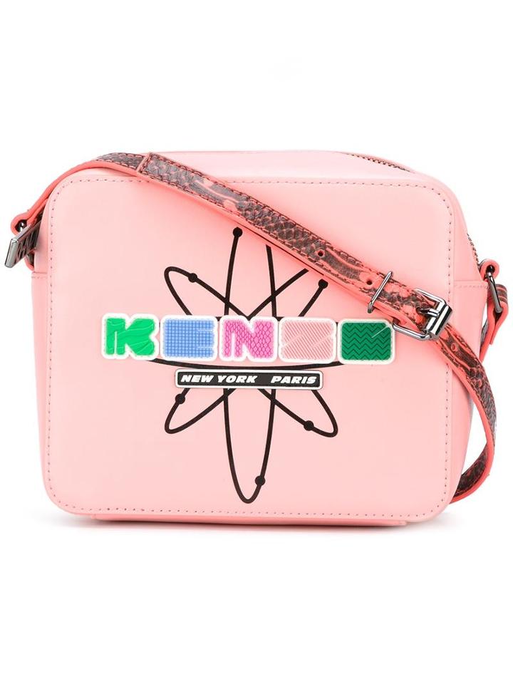 Kenzo Nasa Camera Shoulder Bag, Women's, Pink/purple