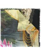 Gucci - Water Lilies Print Scarf - Women - Silk/modal - One Size, Silk/modal