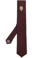 Roberto Cavalli Embroidered Logo Tie